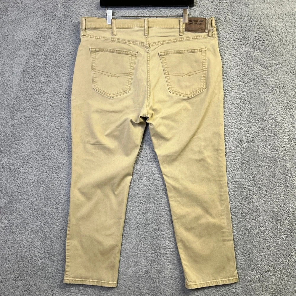 Levis S67 Pants Men 40x30 Tan Athletic Fit Chino Gorpcore Workwear Utility Work